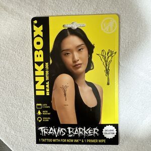 Inkbox Temporary Tattoos, Travis‎ Barker, Dainty Tulip Bouquet